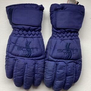 Scott Sport Blue Ski Gloves
